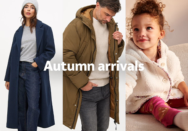 Autumn arrivals Banner