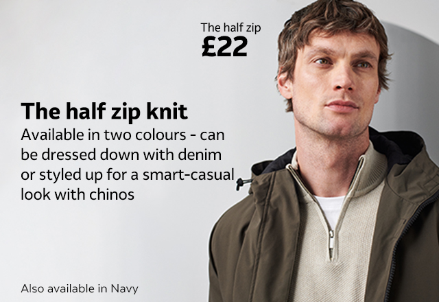 The Half Zip Knit