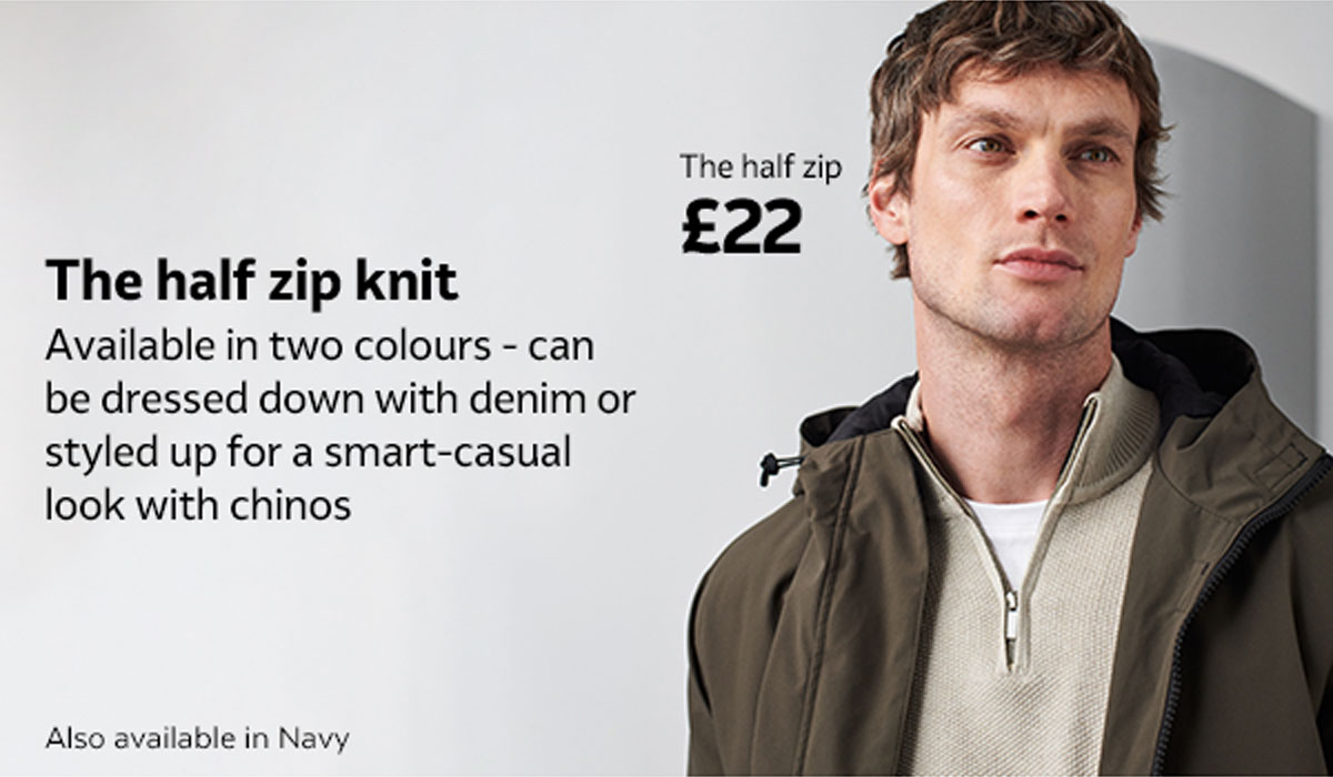 The Half Zip Knit